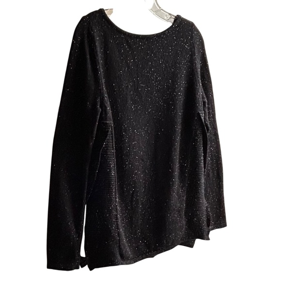 LOFT Sweaters - LOFT Cotton Wool Blend Crew Neck Sweater with Inset Side Panels